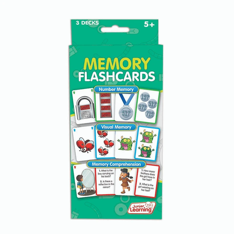 Junior Learning® Memory Flashcards Educational Set