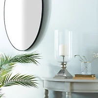 17" Silver Traditional Candle Holder