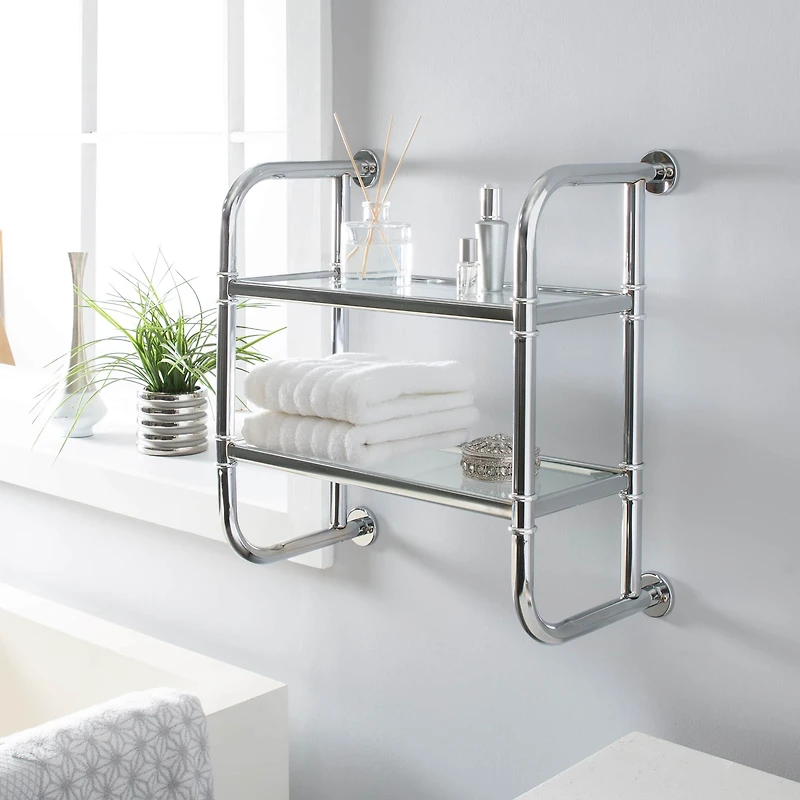 Organize It All 2-Tier Hanging Bath Shelf