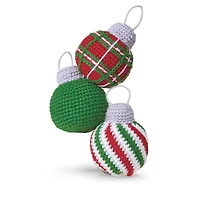Intermediate Ball Ornaments Amigurumi Crochet Ornament Kit by Loops & Threads®