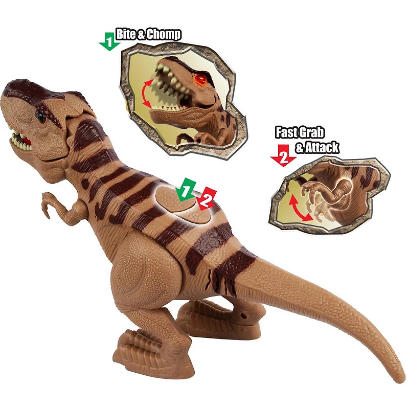 Red Box Toy Light & Sounds 7" Pre-Historic Times: T-REX Transporter