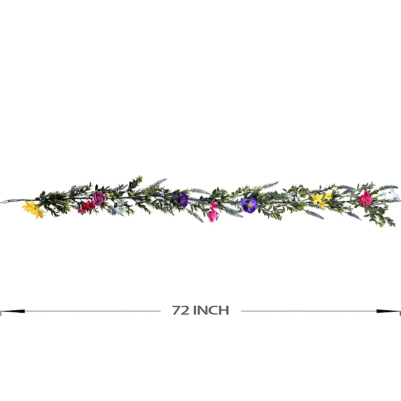 6ft. Wildflower Garland by Ashland®