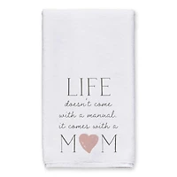 Life Comes with a Mom Tea Towel Set