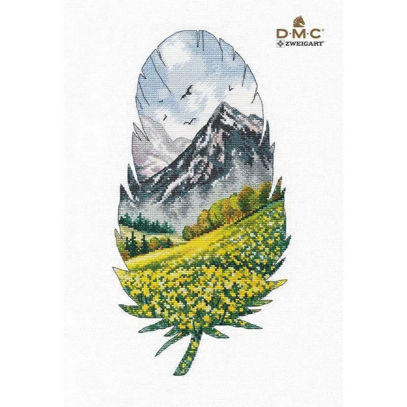 Oven Mountain Landscape- Cross Stitch Kit