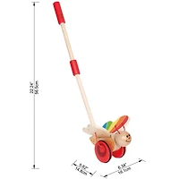 Hape Wooden Push & Pull Butterfly Walking Toy