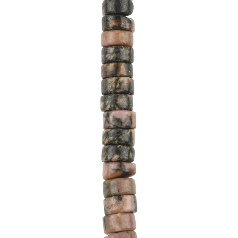 Rhodonite Heishi Beads, 6mm by Bead Landing™