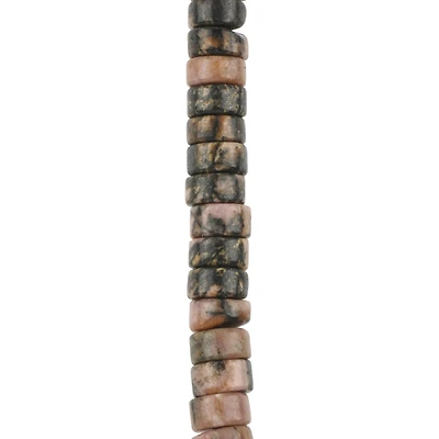 Rhodonite Heishi Beads, 6mm by Bead Landing™