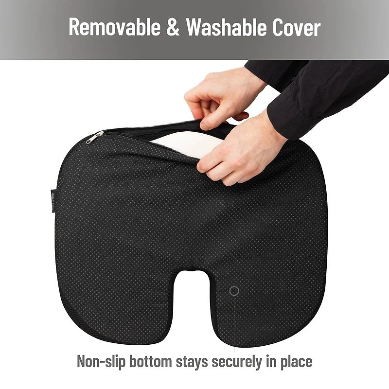 Mind Reader Memory Foam Seat Cushion with Air-Cloud Technology