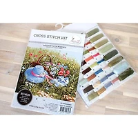 Luca-s Meadow With Poppies Counted Cross Stitch Kit