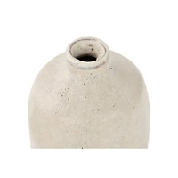 Hello Honey® Light Gray Terracotta Vases with Pitted Sand Finishes Set