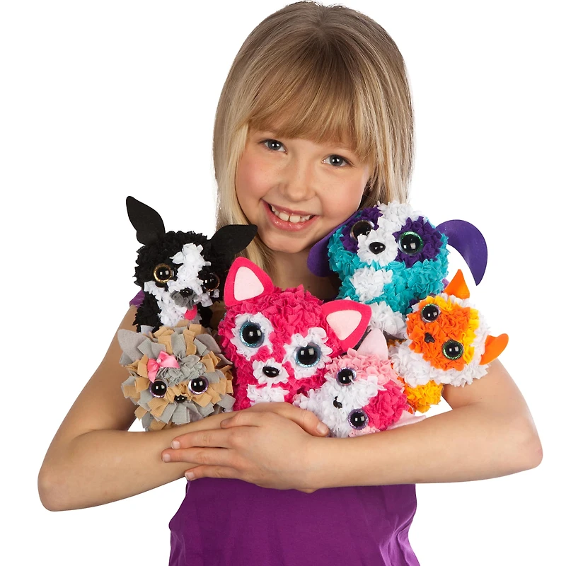 Assorted PlushCraft™ 3D Fabric Craft Mini Pack
