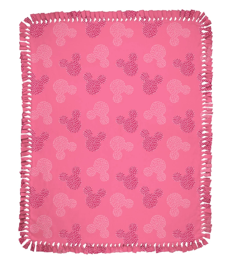 Disney® 72" Mickey & Minnie Always Be Kind No Sew Fleece Throw Kit