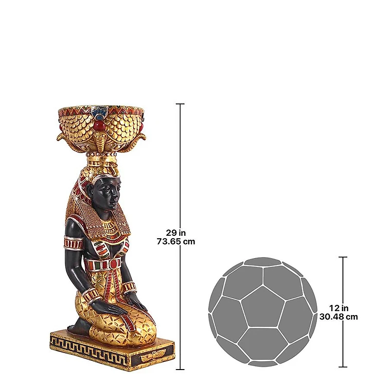 Design Toscano® 2.5ft.The Egyptian Goddess Eset Kneeling Urn Statue