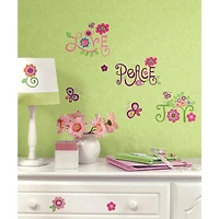 RoomMates Love, Joy, Peace Peel & Stick Wall Decals