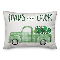 Loads of Luck Throw Pillow