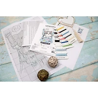 Letistitch Be Happy Counted Cross Stitch Kit