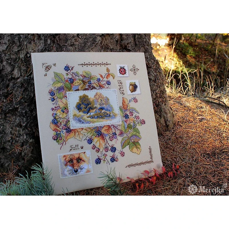 Merejka Autumn Sampler Counted Cross Stitch Kit