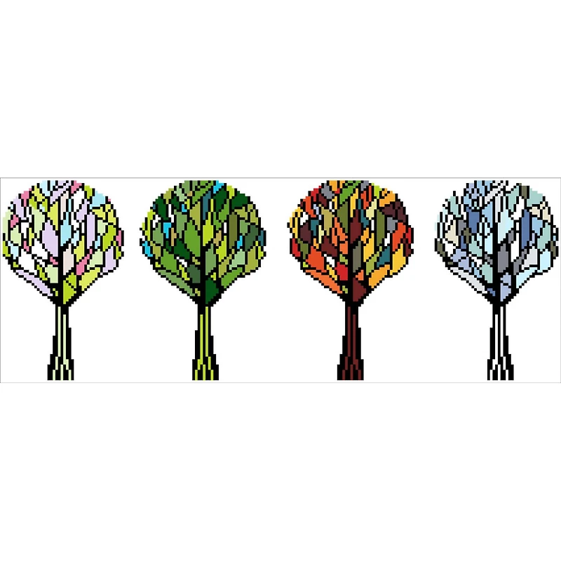 Diamond Dotz® 4 Seasons Sparkle Diamond Painting Artwork Kit