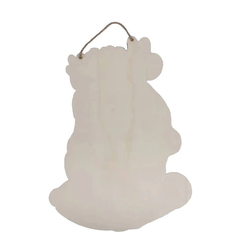 16" Merry Christmas Santa DIY Wood Wall Plaque by Make Market®