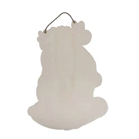 16" Merry Christmas Santa DIY Wood Wall Plaque by Make Market®