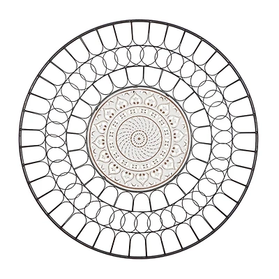 32" Black Metal Farmhouse Wall Décor