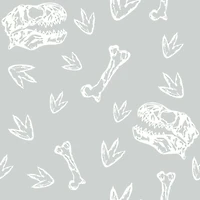 RoomMates Dinosaur Bones Peel & Stick Wallpaper