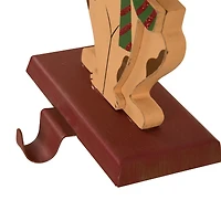 Glitzhome® 8" Wooden Metal Cat and Dog Stocking Holder Set