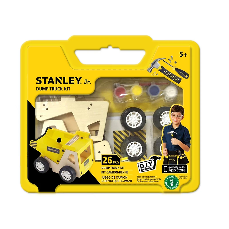 Red Toolbox Stanley Jr Build Your Own Dump Truck Kit