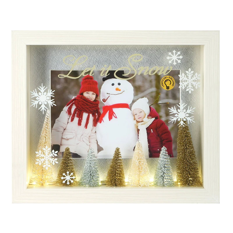 5" x 7" Let It Snow Light-Up Tabletop Frame by Ashland®