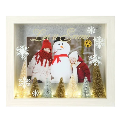 5" x 7" Let It Snow Light-Up Tabletop Frame by Ashland®