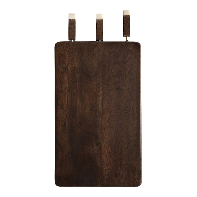 Hello Honey® 17.5" Acacia Wood Entertaining Board with Knives