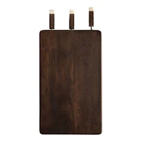 Hello Honey® 17.5" Acacia Wood Entertaining Board with Knives