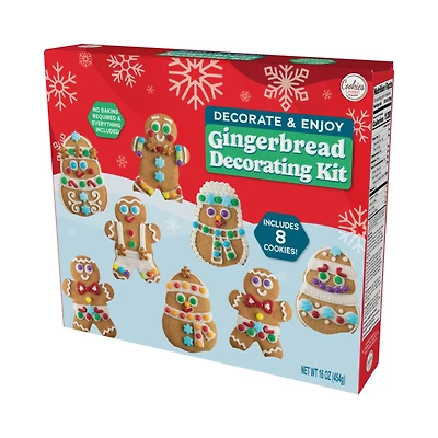 Cookies United Decorate & Enjoy Gingerbread Decorating Kit