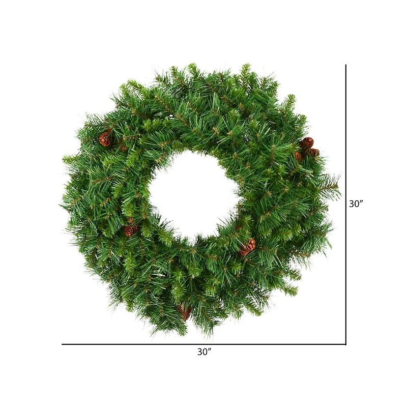 30" Cheyenne Pine Wreath