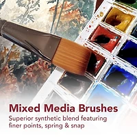 Princeton™ Velvetouch™ Series 3900 Long Handle Flat Brush