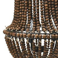 Hello Honey® Draped Wood Bead Chandelier