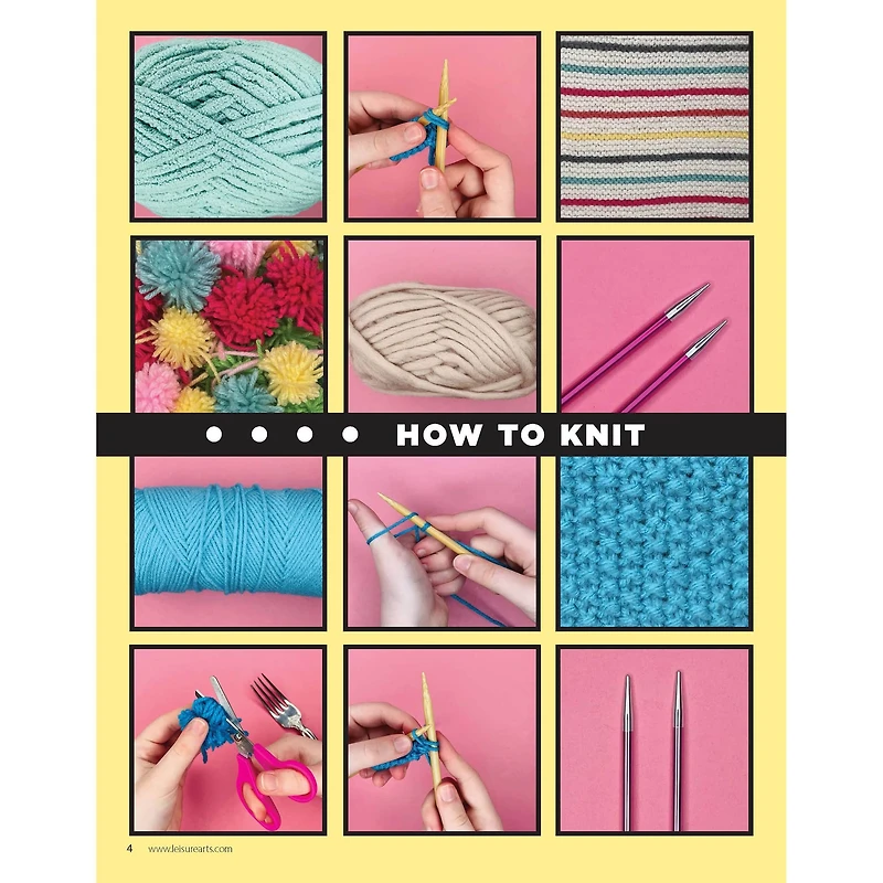 Leisure Arts® Beginner Knitting with Shayna Anne Rose