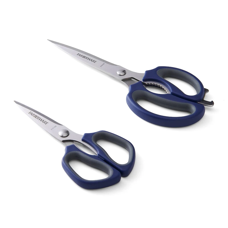 Farberware 2-Piece Ink Blue & Gray Shears Set