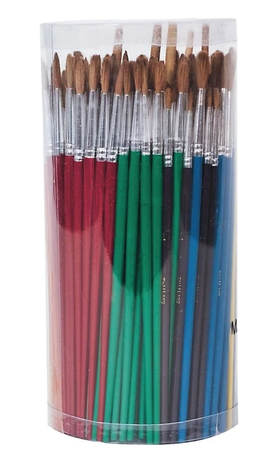 S&S® Worldwide Assorted Camel Hair Brush Pack