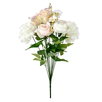 21" Cream Hydrangea & Rose Mix  Deluxe Bush by Ashland®