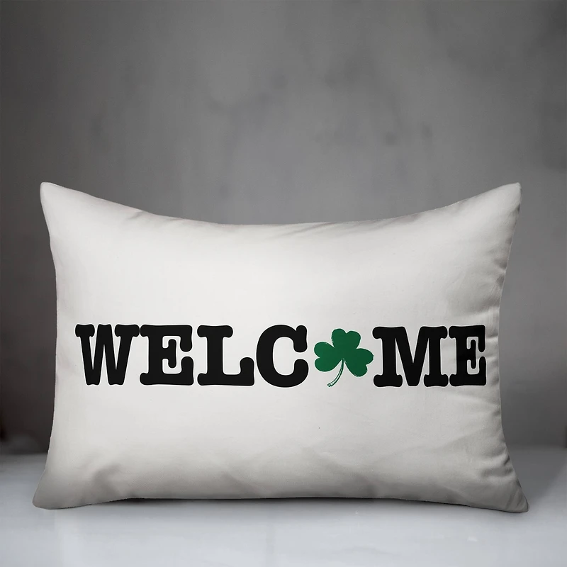 Welcome Pillow 14" x 20" Throw Pillow