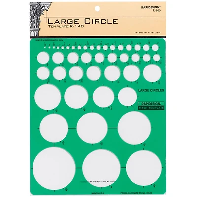 Pickett® RapiDesign® Large Circles Inking Template