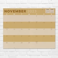 TF Publishing 2023 - 2024 Kraft Large Desk Pad Monthly Blotter Calendar