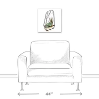 Terrarium 16" x 16" Canvas Wall Art