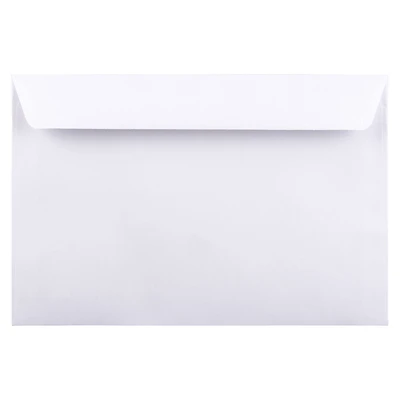JAM Paper 6" x 9" White Booklet Commercial Envelopes
