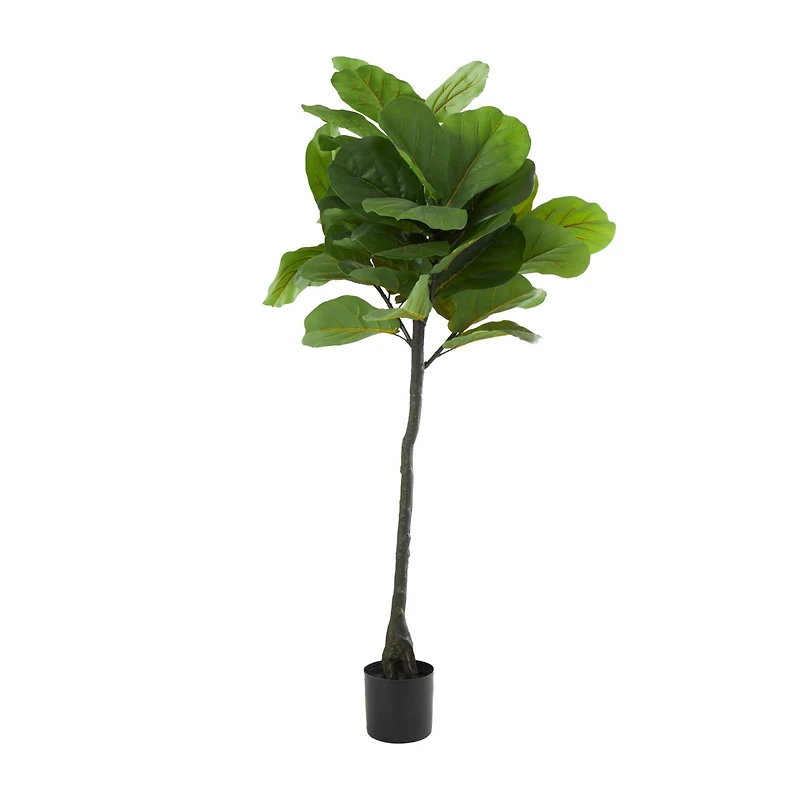 6ft. Potted Green Fiddle Leaf Artificial Tree