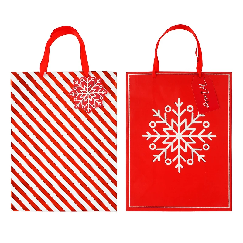 Large Snowflake Gift Bags by Celebrate It™