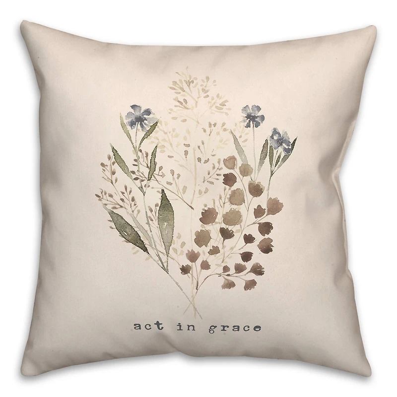 Act in Grace Indoor/Outdoor Pillow