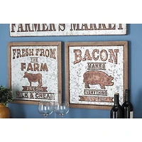 18" Farmhouse Wall Sign Set
