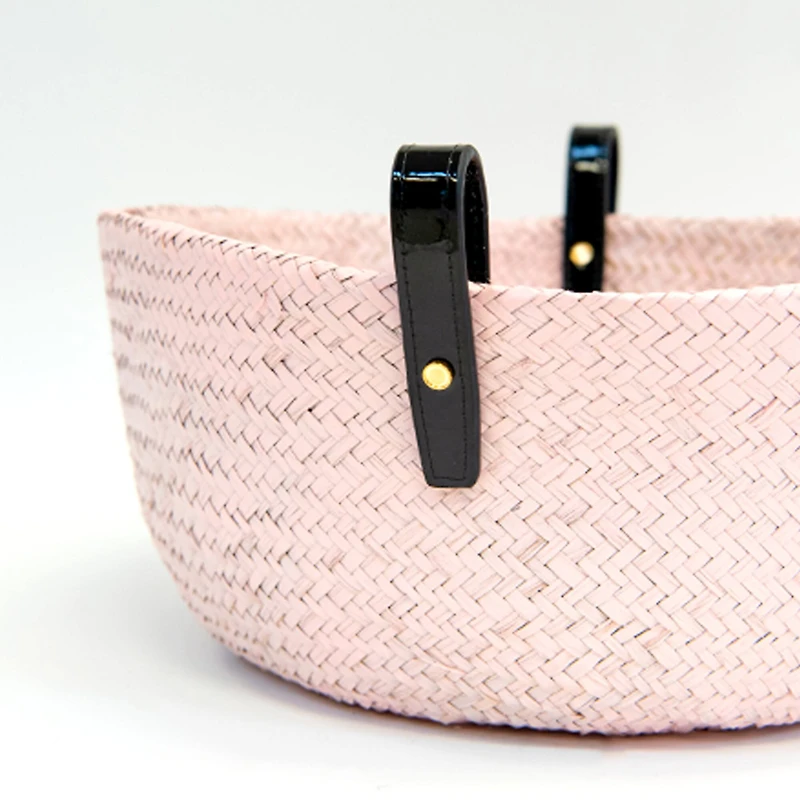 Dritz® Home Black Faux Patent Leather Handle Set